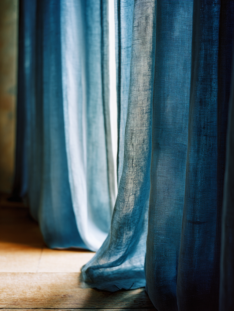 Blue Linen – Natural